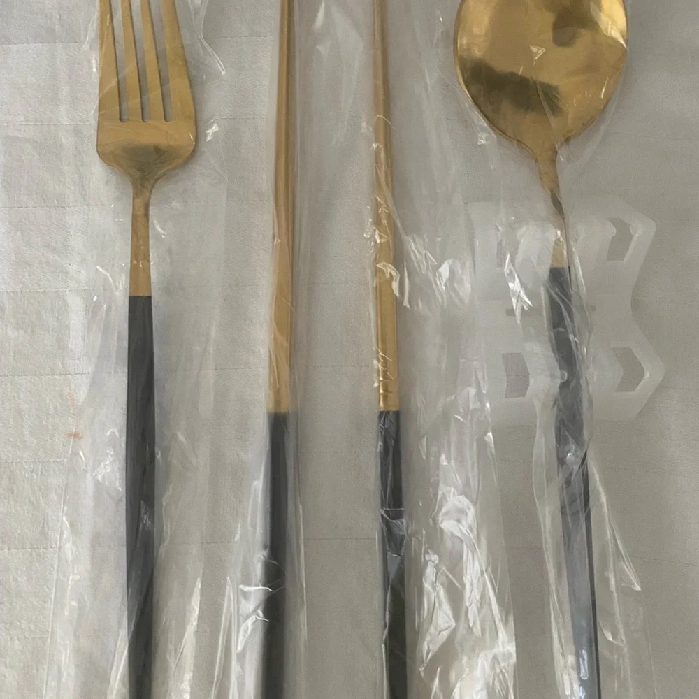 Cutlery Three-piece Stainless Steel Portable Spoon Fork Chopsticks Set